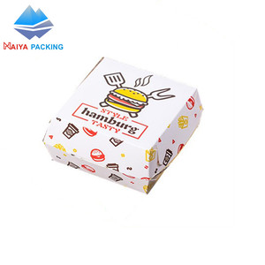 Dongguan fábrica de papel de hamburguesa de embalaje de alimentos de lucn caja de hamburguesas - Product Image 5