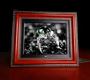 Tiếng anh <span class=keywords><strong>BF</strong></span> hình ảnh bán buôn số lượng lớn 12 ''gỗ/Kim loại/Acrylic/ABS khung ảnh kỹ thuật số khung/máy nghe nhạc quảng cáo - Product Image 1