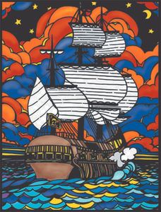 Astronaute Velours <span class=keywords><strong>Blacklight</strong></span> Art Mural - Product Image 5