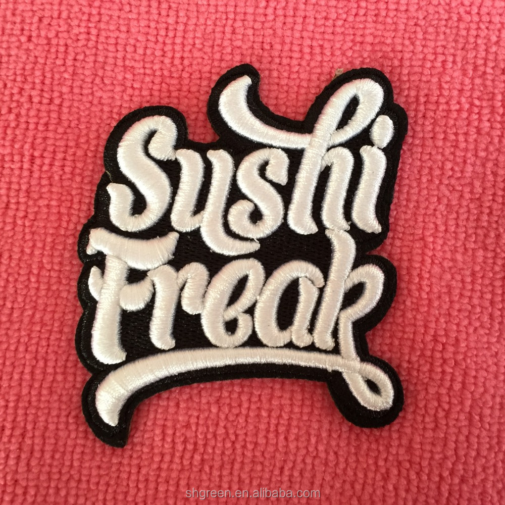 Отличные Наплечные нашивки с вышивкой, 3D тисненый логотип 100%, вышивка джинсов