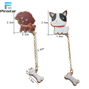 Venta directa de fábrica personalizada perro de dibujos animados de metal pin de solapa - Product Image 2