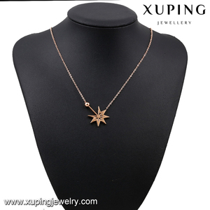 Collar <span class=keywords><strong>de</strong></span> varita mágica necklace-00256-xuping, joyería <span class=keywords><strong>joven</strong></span>, oro rosa - Product Image 6