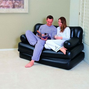 Canapé gonflable multifonction Bestway 75056 5 en 1, canapé-lit double, 5 positions réglables, utilisation <span class=keywords><strong>à</strong></span> la maison et au bureau - Product Image 2
