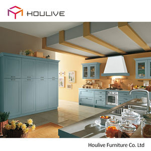 Luce blu stile country <span class=keywords><strong>francese</strong></span> acero armadio da <span class=keywords><strong>cucina</strong></span> in legno <span class=keywords><strong>cucina</strong></span> - Product Image 6