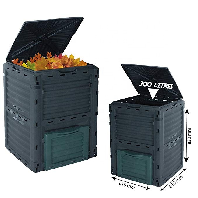 Hot sale eco-friendly and durable outdoor garden wholesale plastic compost bin