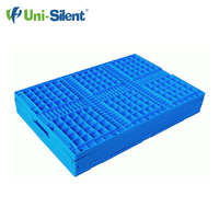 Uni-Silent Empilable Charge Pliable En Plastique Pliable Caisse Logistique Boîte de Chiffre D'affaires LX6040355C