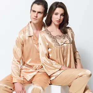 Miễn Phí Vận Chuyển Mềm Dài Ngủ Vải Lady Cotton Pajama