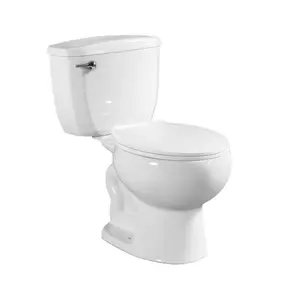 ceramic bathroom wc white color two piece toilet