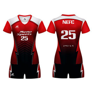 2019 March Expo selling high quality women and men's volleyball team uniform Jersey design - Product Image 3