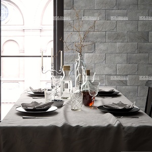 Piedra de seta de imitación para exteriores, revestimiento barato para jardín, pavimentación interior, panel de <span class=keywords><strong>piedras</strong></span> artificiales para pared de Villa, 200x400mm - Product Image 4