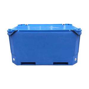 Nhựa Cá Container Thực Phẩm Vận Chuyển Hộp Lạnh <span class=keywords><strong>Ice</strong></span> Box Fish <span class=keywords><strong>Bin</strong></span> - Product Image 2