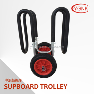 Yonk SUP Surfboard Trolley, Aluminium avec roues anti-crevaison