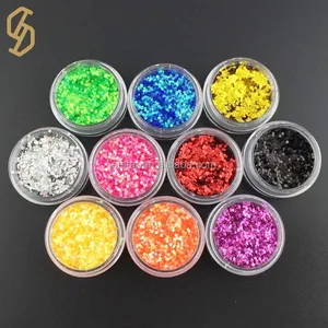 Hexagon Nail Glitters Eco-vriendelijke Pet Glitter Bulk Poeder Kg Voor Nail Decoratie