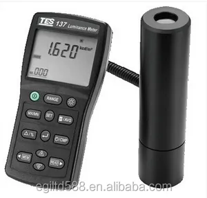 TES-137 الإنارة متر العرض المزدوج ، 4-Digit LCD TES137