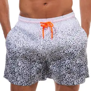 Mannen Zwembroek Snel Droog Strand Board Zomer Zwemmen Shorts Met Zakken Badmode Badmode Voor Mannen