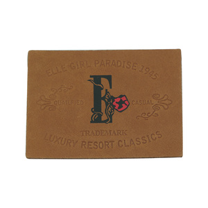 Best Price Custom <strong>Brand</strong> Jeans Clothing Clothes Tag Pu Label Embossed/metal Leather Label Patch for Clothes Garment - Product Image 6