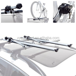Portaequipajes de aluminio universal para techo de coche, <span class=keywords><strong>portabicicletas</strong></span> para techo, <span class=keywords><strong>portabicicletas</strong></span> para exteriores, marco único con bloqueo <span class=keywords><strong>antirrobo</strong></span> - Product Image 4