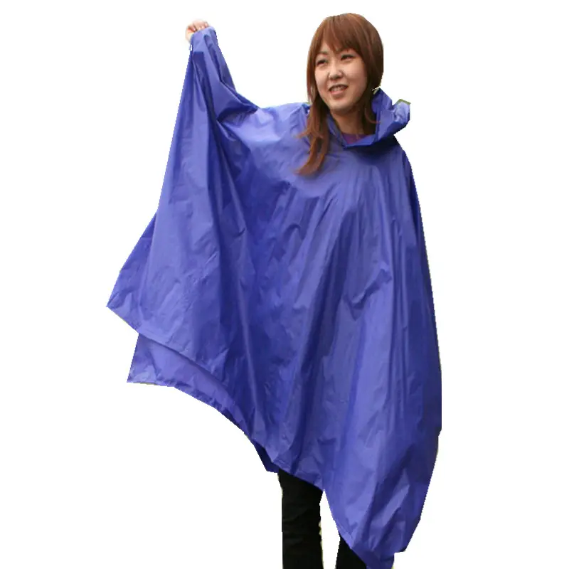 معطف واق من المطر متعدد الاستخدامات سميك من مادة PVC ذو معالجة خاصة ، بحجم كبير ، معطف واقي من المطر للبالغين