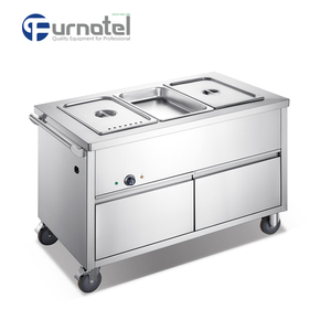 ตู้แช่เย็นสแตนเลสแบบมีล้อเลื่อน 3 GN1/1 สำหรับใช้ในเชิงพาณิชย์ - Product Image 2