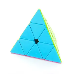 IQ puzzle zug gehirn spiel 9.8cm pyramide klapp magische dreieck würfel für kinder