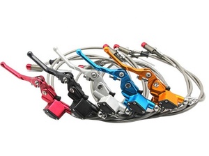 Levier d'embrayage hydraulique avec maître <span class=keywords><strong>cylindre</strong></span>, CNC, 50/110cc/125cc, 900/1200mm, pour moto/motocross, dirt bike, quad - Product Image 2
