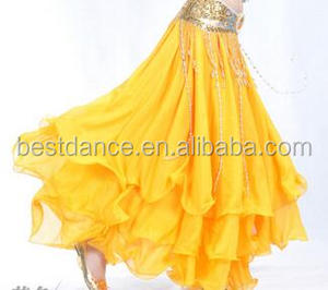 BestDance Belly Dance <strong>Skirts</strong> <strong>Chiffon</strong> <strong>Skirt</strong> for Women Girls - Product Image 6