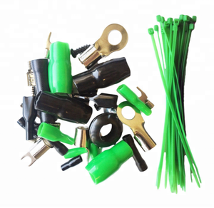 אמיתי <span class=keywords><strong>4</strong></span> מד OFC CCA מלא מגבר התקנה חיווט Amp ערכת רכב אודיו