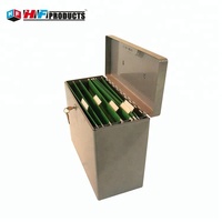 Boîtier de dossier en métal, boîte de sécurité de qualité supérieure, avec serrure à clé, usine chinoise