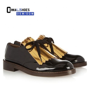 Connal أزياء شرابات نمط الاطفال أكسفورد تصليحه براءات أحذية من الجلد - Product Image 1