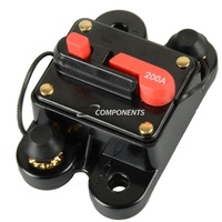 12V 24V DC 60A 80A 100A 150A 200A 250A บ้านระบบพลังงานแสงอาทิตย์กันน้ำเบรกเกอร์รีเซ็ตอินเวอร์เตอร์ฟิวส์เบรกเกอร์ Dc