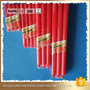 Fábrica de China, venta al por mayor, vela cónica de cera de colores brillantes - Product Image 4