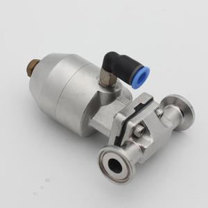 Válvula de Diafragma Tipo MiniI de Acero Inoxidable Sanitario SS316L con Actuador Neumático de Acero Inoxidable - Product Image 6