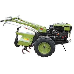 Agricolo mini farming 10hp 12hp 15hp 2 ruota potere timone a piedi trattore/trattore mano