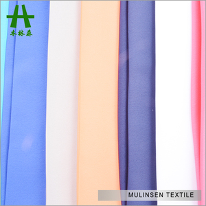 Mulinsen Dệt 100% Polyester Mềm Faille Crepe Shiny Satin Giống Như Lụa Chiffon Georgette Vải - Product Image 3