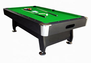 Mesa de <span class=keywords><strong>Billar</strong></span> Familiar de <span class=keywords><strong>7</strong></span> <span class=keywords><strong>Pies</strong></span> con Bordes de Goma y Retorno Automático de Bolas, Mesa de <span class=keywords><strong>Billar</strong></span> Americana, Promoción de Fábrica - Product Image 2