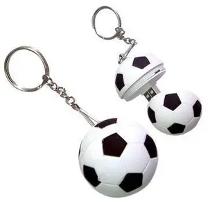 प्लास्टिक फुटबॉल फुटबॉल आकार फ्लैश ड्राइव यूएसबी प्लास्टिक फुटबॉल यूएसबी मेमोरी स्टिक चाबी का गुच्छा फुटबॉल usb स्मृति चिपक जाती है