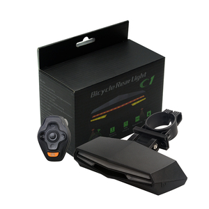 혁신 2023 야외 활동 자전거 액세서리 100 lm Usb 충전식 자전거 중지 꼬리 후면 회전 신호 빛 램프 - Product Image 6