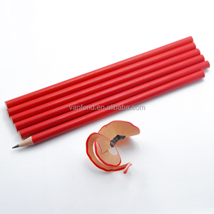 7 pouces HB En <span class=keywords><strong>Bois</strong></span> Rond Crayons de Charpentier avec Logo Personnalisé - Product Image 2