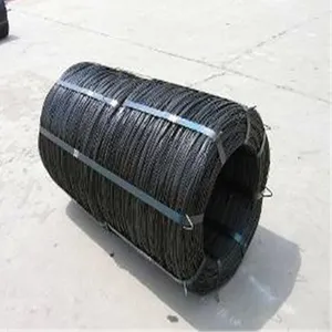 Suministro de fabricación profesional de China, alambre trenzado negro, alambre de encuadernación suave recocido para construcción