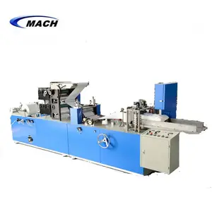 Automatic 1/4 Folding Restaurant Table Tissue Paper Napkin Making Machine