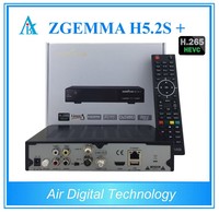 L'europe Multistream Décodeur ZGEMMA H5.2S Plus Récepteur Combiné Avec HEVC/H.265 DVB-S2 + DVB-S2/S2X/T2/C Triple Tuners