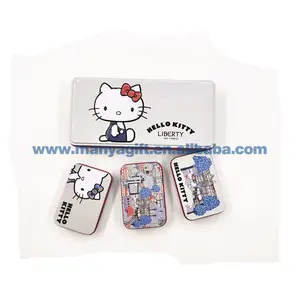 Customized Hello Kitty Tin Boxes For Pen Holding