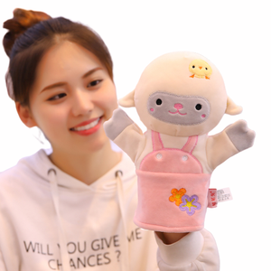 Trẻ Em khuyến mại Mềm Động Vật Sang Trọng Đồ Chơi Con Rối Tay Tùy Chỉnh Giáo Dục Con Rối Phim Hoạt Hình thỏ Sang Trọng Tay Con Rối - Product Image 3