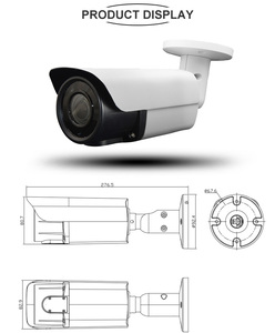 2,8-12mm motorisierter Zoom und Autofokus-Objektiv IP67 wasserdichte 5MP/6MP Bullet <span class=keywords><strong>IP</strong></span>-Kamera, 30-40Meter Nachtsicht