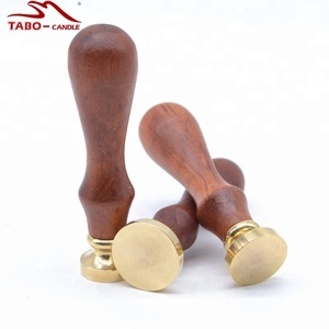 Sealing Wax Flash Stamp with Copper Head and <strong>Wooden</strong> Handle Wax <strong>Seal</strong> Blank - Product Image 4