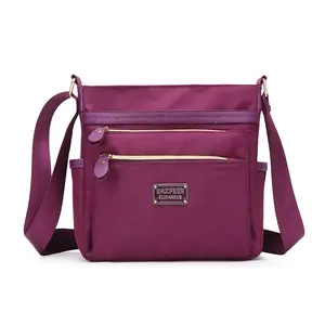 Bolso cruzado de gran capacidad para chicas, bolsa de hombro con tira larga, tamaño pequeño, disponible