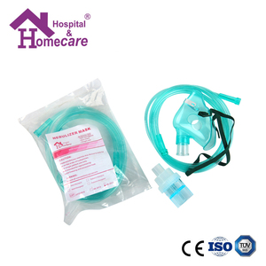 Masker Wajah Nebulize sekali pakai dengan klip hidung yang dapat disesuaikan