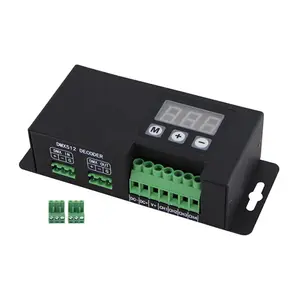 3 Jaar Garantie Cc 4 Ch 36V Rgbw Led 48V Dmx Led Controller DMX512 Decoder