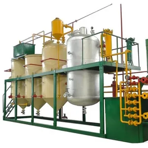 Small Scale Vegetable Oil Refining Machine and Almond Palm Kernel Coconut Oil Refinery Machine