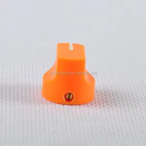 Hifiオーディオアンプ用オレンジプラスチックチキンヘッドノブ16x10mm